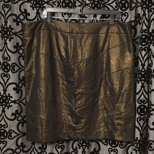 Lane Bryant Metallic skirt